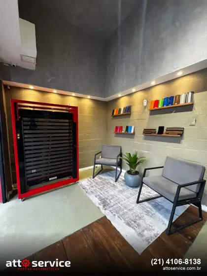 Showroom e recepção da Atto Service
