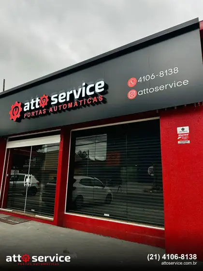 Fachada Atto Service Portas Automáticas