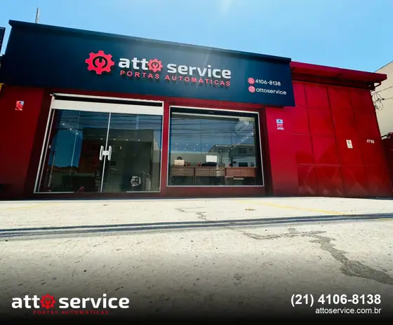 Loja Atto Service, vista da rua