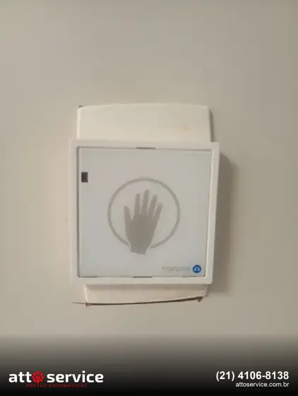 Sensor de abertura sem toque, por aproximação da mão